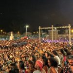 Más de 40 mil personas asistieron al concierto internacional por cierre de fiestas