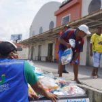 Sector pesquero recibe ciento cincuenta raciones alimenticias como parte de la entrega de ayuda humanitaria
