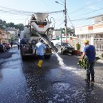 Los barrios, Nuevos Horizontes y Villas del Seguro, fueron parte de las jornadas limpieza emprendidas por la Prefectura