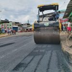 Avanza en un 40% el mejoramiento vial en calles del centro de San Lorenzo.