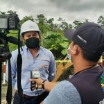 Técnicos de Petroecuador, verificaron trabajos en la vía Cupa – Mancha de Caña - El Libertador, proyecto