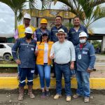 Prefectura de Esmeraldas fiscaliza avances en proyecto de mejoramiento.