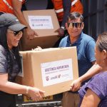 Prefectura de Esmeraldas entrega asistencia humanitaria a familias afectadas por derrame de crudo en Quinindé.