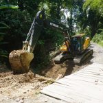Prefectura interviene camino vecinal isla San Juan – La Cuchilla para garantizar la conectividad rural.