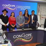 Prefecta de Esmeraldas Roberta Zambrano asumió la vicepresidencia del CONGOPE.