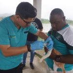 Campaña de desparasitación y vitaminización a más de 150 animales en la parroquia Chura.
