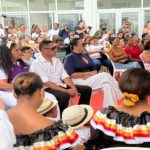 Presidente Daniel Noboa refuerza seguridad y desarrollo social en esmeraldas junto a la prefecta Roberta Zambrano.