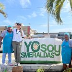Emprendedoras esmeraldeñas presentes en el II festival nacional gastronómico de la pesca artesanal.