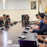 Prefecta Roberta Zambrano lideró reunión del COE Provincial en Esmeraldas.