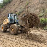 Prefectura interviene de manera inmediata en Camarones tras fuertes afectaciones invernales.