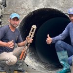 Prefectura de Esmeraldas construye ductos cajón en la vía El Mirador – La Unión Manabita.